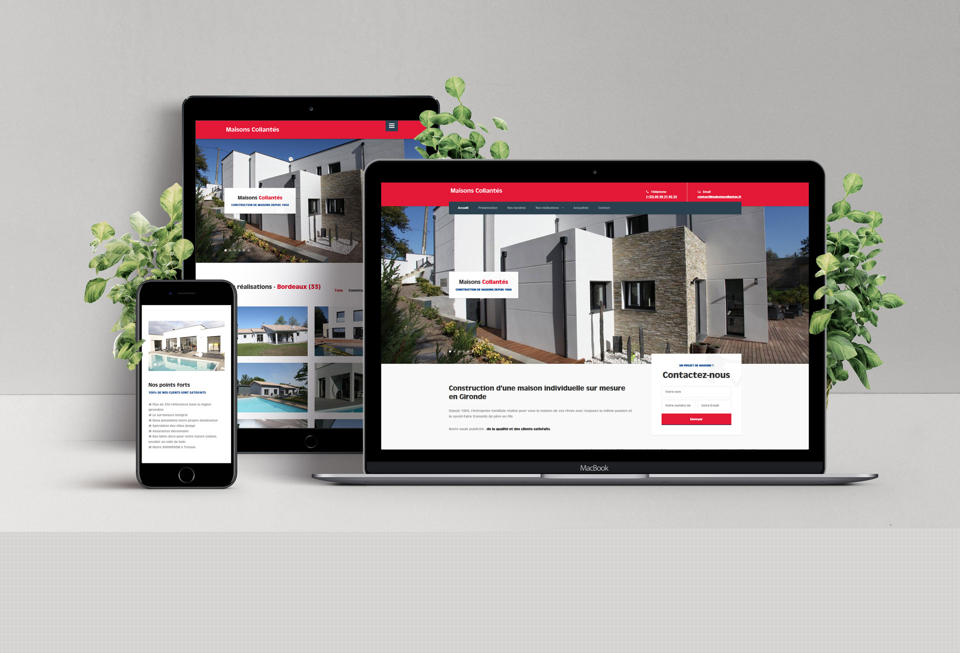 Maisons Collantés - Projet Little Web Studio